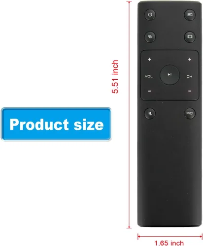 Miniatura 2 de Nuevo XRT132 Reemplazo remoto para VIZIO Smart TV E50-D1 E55-D0 E50x-E1 E50-E3 E55-E1 E55-E2 E60-E3 E43U-D2 E48U-D0 E50U-D2 E55U-D0 E55U-D0 E55U-D0