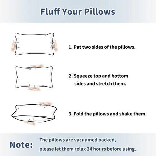 Miniatura 8 de Pro Goleem Almohada pequeña de 11 x 6 x 2.5 pulgadas para dormir del bebé con etiqueta de nombre, mini almohada pequeña para habitación, sofá, silla