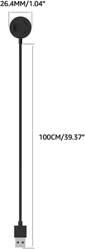 Miniatura 4 de Adaptador de corriente Cargador portátil Soporte USB Cable de carga adecuado para Fossil-Gen6/5/4 Smartwatch Sobrecarga para protección Adaptador