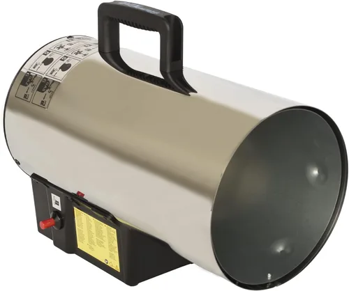 Miniatura 13 de Flame King Calentador de aire forzado de propano portátil de 60,000 BTU para exteriores, ideal para trabajo, construcción, garaje, patio, acero