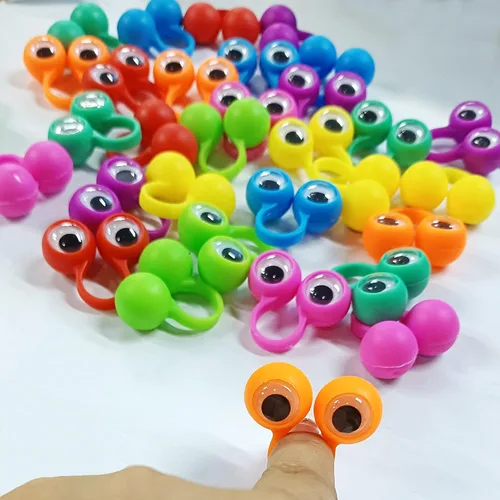 Miniatura 4 de Marionetas de dedo de ojo, marionetas de dedo de ojo, marionetas ondulantes, anillos de marionetas de dedo para ojos, juguete para niños, recuerdos