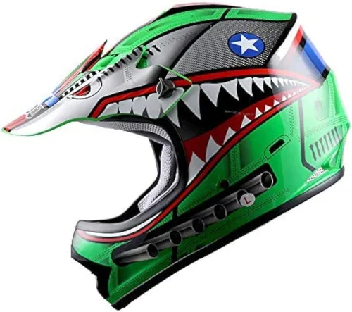 Miniatura 12 de WOW Youth Kids Motocross BMX MX ATV Dirt Bike Moutain Helmet Storm Black