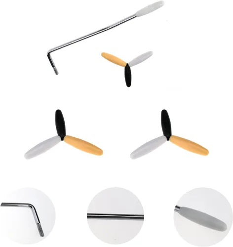 Miniatura 5 de Barra de brazo de trémolo de 0,2 pulgadas para MIM Strat Stratocaster guitarra eléctrica cromada