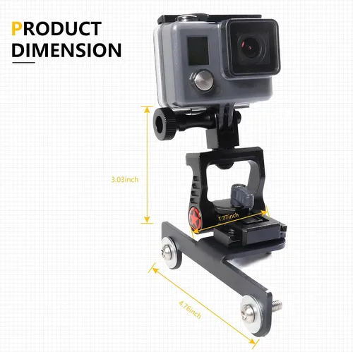 Miniatura 8 de Soporte de montaje de cámara de acción GoPro para Ford Bronco 2021 2022 2023 2024 2025 Accesorios exteriores de 2/4 puertas, capó, mira de sendero