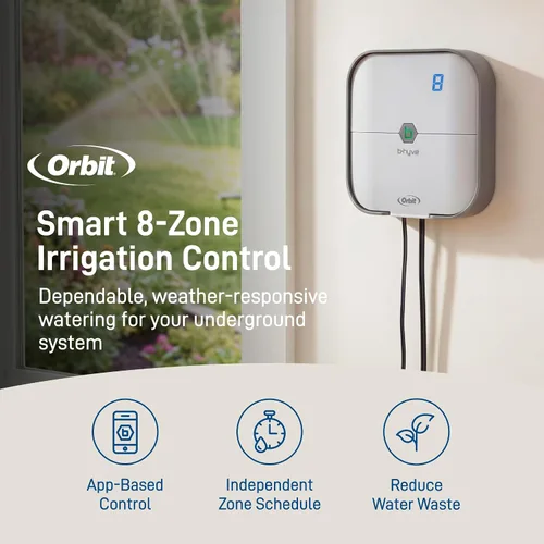 Miniatura 2 de Orbit 57915 B-hyve Controlador inteligente de rociadores para interiores de 4 zonas
