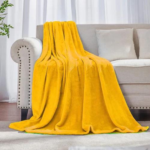 Miniatura 7 de Manta blanca de Navidad súper suave y acogedora para sofá o cama. Manta de microfibra de felpa ligera, 50x60 pulgadas Blanco