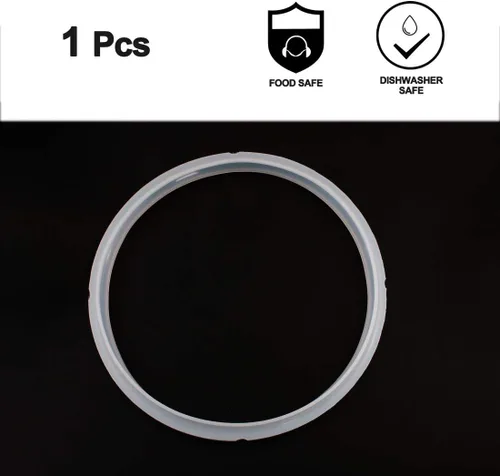 Miniatura 2 de uxcell Anillo de sellado de junta de silicona para ollas a presión universales con accesorio, diámetro interior del anillo de sellado: 6.3 pulgadas