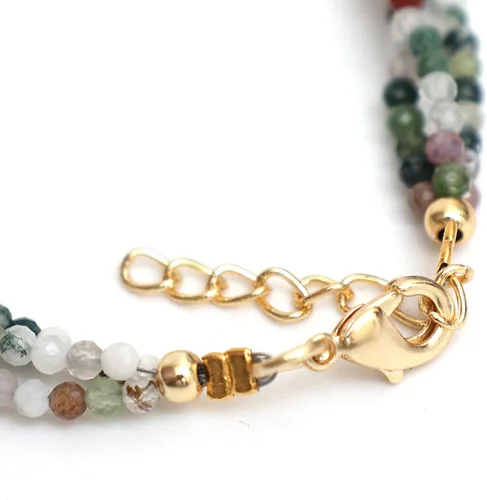 Miniatura 74 de Gempires Natural Multi Strand Beaded Bracelets Lightweight Handmade Gemstone Jewelry Hypoallergenic 8 Inch Gold Plated Stylish Everyday Wear Jewelry