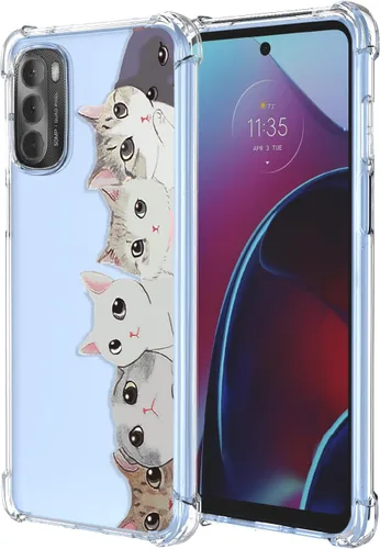 Miniatura 63 de Funda para Moto G Stylus 2021 4G Clear Flower Funda de teléfono TPU suave a prueba de golpes, antiarañazos, funda protectora para Motorola G Stylus