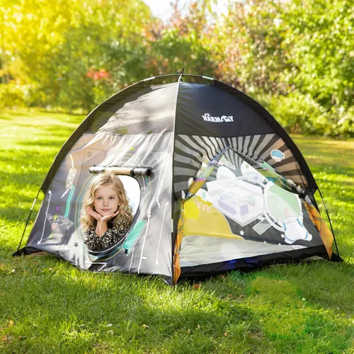 Miniatura 2 de NARMAY® Play Tent Space World Dome - Tienda de campaña para niños, diversión en interiores y exteriores, 48 x 48 x 40 pulgadas