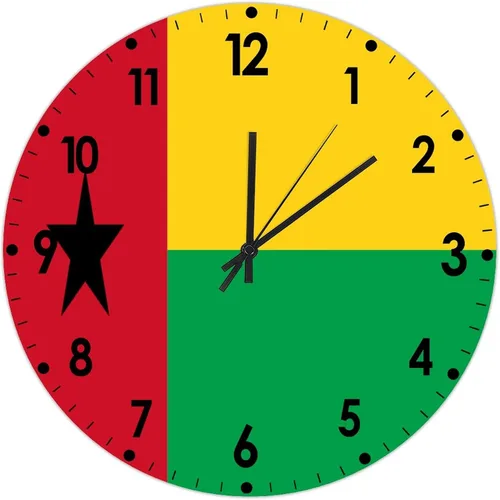 Miniatura 133 de Cheyan Reloj de pared con bandera de Canadá de 12 pulgadas, silencioso, sin tictac, de PVC, funciona con pilas, reloj redondo decorativo, regalo