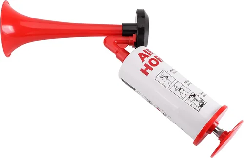 Bocina de aire portátil de mano, bocina de bomba de aire de aluminio + ABS portátil, bocina de seguridad de ruido fuerte para botes, coches, eventos