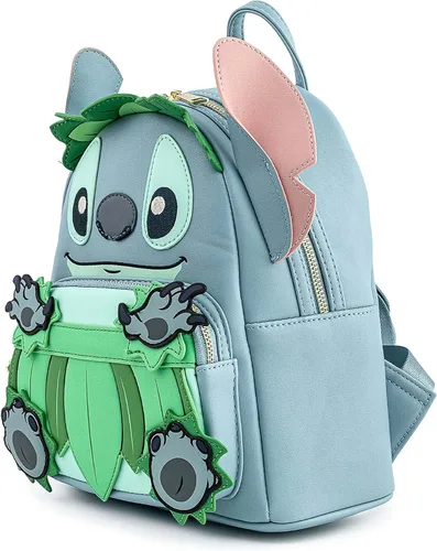 Miniatura 3 de Loungefly Disney Stitch Luau Cosplay - Bolso de hombro con doble correa para mujer, Multi, Cosplay