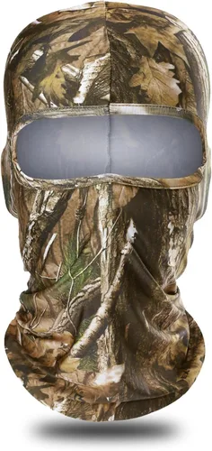 WTACTFUL Máscara Facial de Camuflaje para Caza de Pavos – Ocultación Duradera para Aventuras al Aire Libre