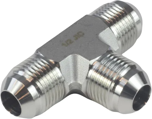Miniatura 4 de HFS (R) acero inoxidable 304 JIC camiseta acampanada 1/2" JIC macho