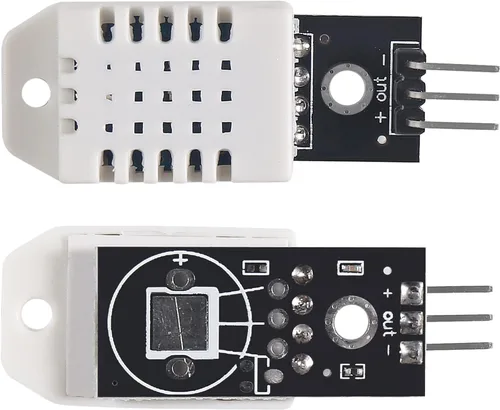 Miniatura 3 de DIANN 5 unids DHT22/AM2302 Módulo de sensor de temperatura y humedad Monitor de humedad de temperatura 3 pines módulo con cable para práctica