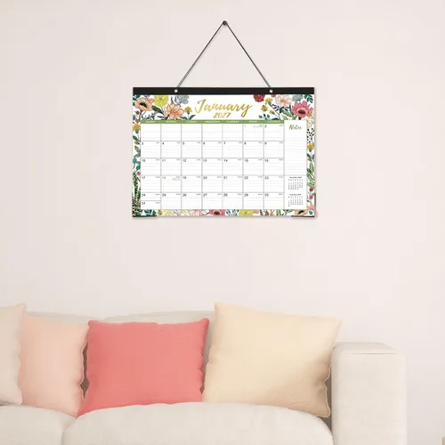 Miniatura 7 de Calendario de escritorio 2026 – Enero 2026 – Diciembre 2026, calendario de escritorio mensual grande de 12 meses 2026, 17 x 12 pulgadas, tapete