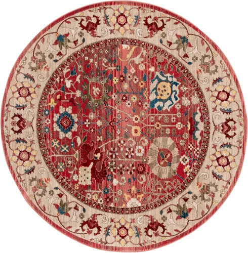 Miniatura 33 de SAFAVIEH Kashan Collection - Alfombra de área de 2 x 3 pies, color beige y gris pardo, diseño oriental tradicional, no desprende pelusa y de fácil