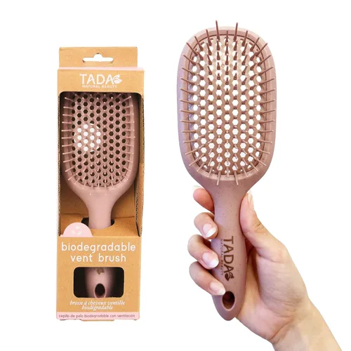 Miniatura 10 de TADA Natural Beauty - Cepillo desenredante para cabello rizado, grueso, ondulado y fino, agujeros de ventilación para secado rápido y peinado