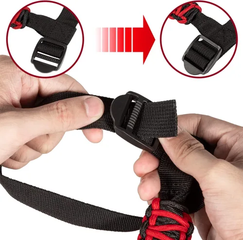 Miniatura 5 de Barra antivuelco de cuerda de paracaídas de alta resistencia compatible con Jeep Wrangler YJ TJ JK JKU JL JLU Sports Sahara Freedom Rubicon X