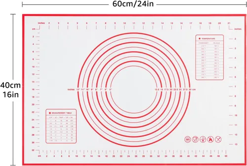 Miniatura 8 de Bandeja redonda de silicona para freidora de aire, bandeja para hornear I Pot con asas para los oídos, antiadherente, reutilizable, resistente al