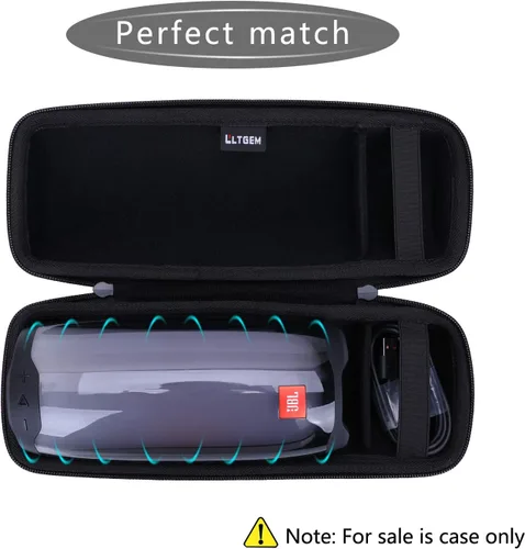 Miniatura 2 de LTGEM - Funda compatible con altavoz portátil impermeable JBL Pulse 4/3, color negro