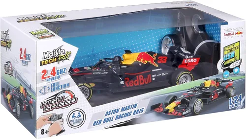 Miniatura 6 de Maisto M82351 Aston Martin Max 1:24 Premium RC F1 2018 RED Bull RB15 Verstappen, Multicolor