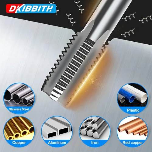 Miniatura 6 de DKIBBITH Grifo de tubo NPT de 2,54 cm de acero al carbono herramienta manual de rosca para diversos fontaneros, mecánicos, bricolaje herramientas