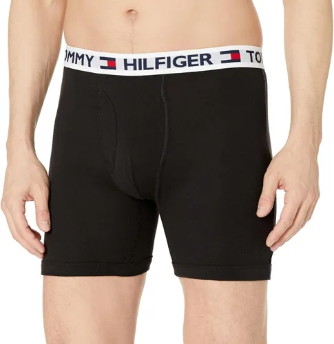 Miniatura 4 de Tommy Hilfiger Ropa interior para hombre, algodón, clásico, paquete de 4 calzoncillos tipo bóxer