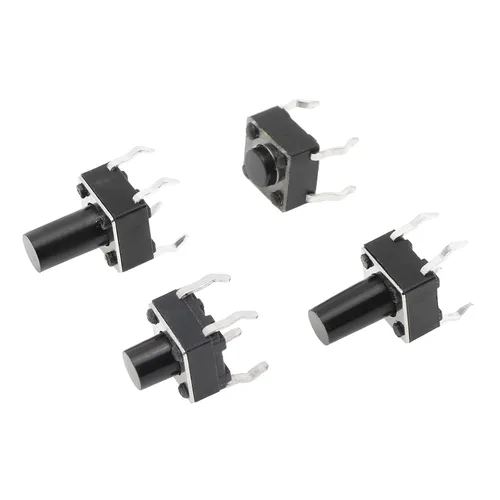 Miniatura 7 de Interruptor táctil de botón pulsador micro momentáneo interruptor 10 valores 0.236x0.236 in 4 pines 180 piezas kit surtido interruptores pulsadores