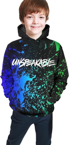 Miniatura 3 de Sudadera con capucha para adolescentes y niñas con estampado 3D