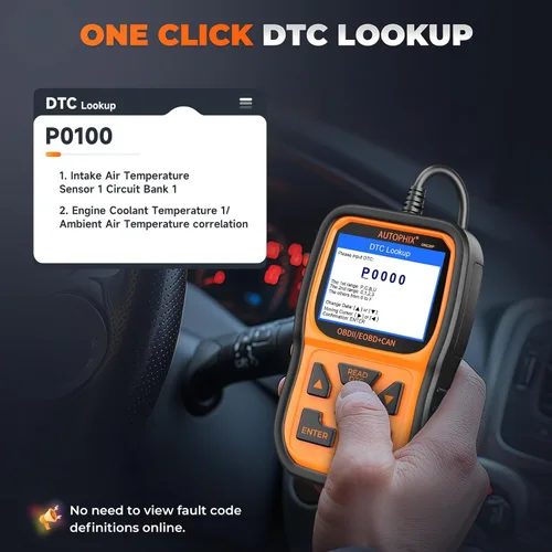 Miniatura 7 de AUTOPHIX Escáner OM126P OBD2, lector de código de luz de verificación del motor, escáner de código de automóvil para diagnóstico automotriz, lectura
