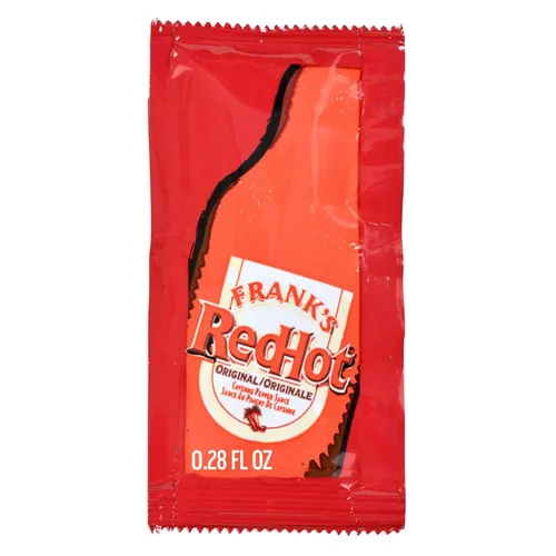 Miniatura 2 de Frank's RedHot Paquetes originales de salsa de pimienta de cayena, 200 unidades, un paquete de 200 unidades de paquetes de salsa picante Frank's