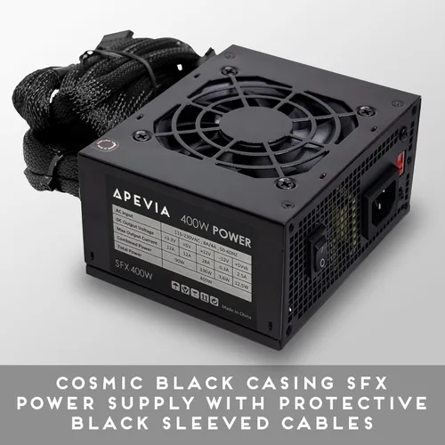 Miniatura 2 de APEVIA SFX-AP400W Mini ITX Solution / Micro ATX / SFX 400W Fuente de alimentación