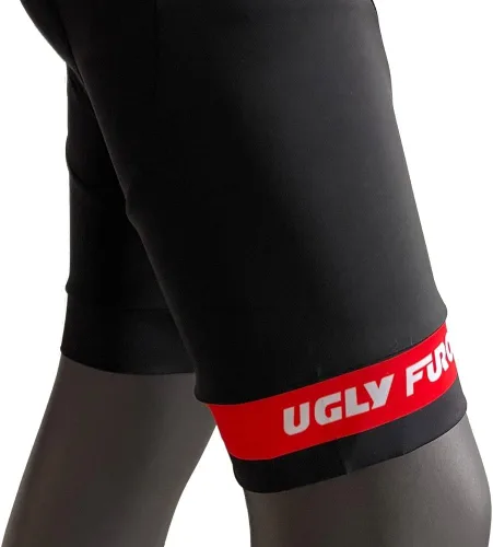Miniatura 7 de UGLY FROG Designs - Pantalones cortos de ciclismo con pantalones cortos con peto, pantalones cortos de ciclismo Pro/BIP, acolchado 3D Coolmax