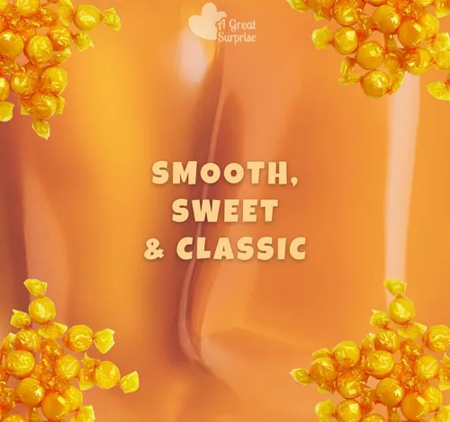 Miniatura 5 de A Great Surprise Caramelo duro de mantequilla prémium – 4 libras – Botones de caramelo de caramelo envueltos individualmente – Caramelo clásico
