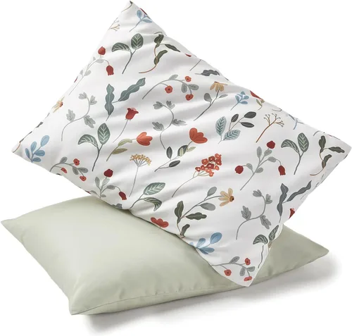 Miniatura 22 de TILLYOU Paquete de 2 fundas de almohada para niños pequeños con cierre de sobre, microfibra suave y sedosa de 13 x 18 pulgadas, fundas de almohada