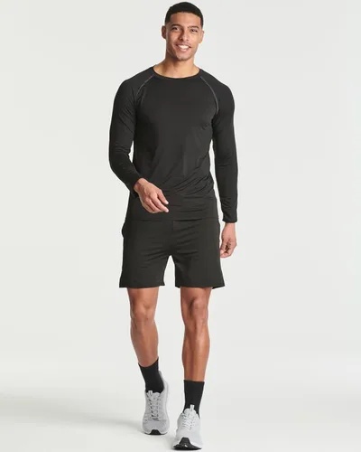 Miniatura 5 de Real Essentials Paquete de 4 camiseta de compresión de manga larga para hombre para clima frío (disponible en tallas grandes y altas)
