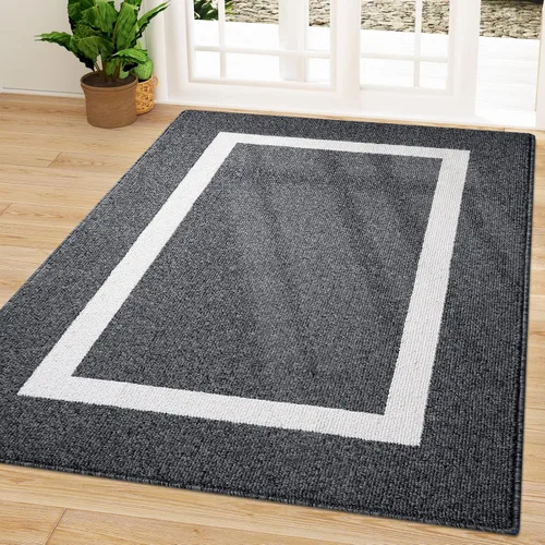 OLANLY Alfombra para Puerta Interior, 59x35, Alfombra de Entrada Antideslizante Absorbente Resistente a la Suciedad, Alfombras de Entrada Interior