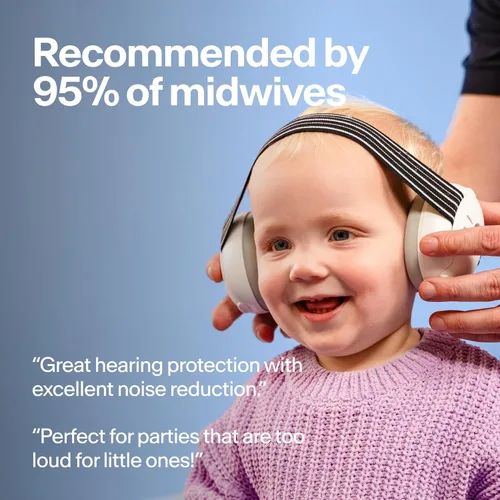 Miniatura 4 de Alpine Muffy Baby - Protección de oídos para bebés y niños pequeños de hasta 36 meses, certificado CE y ANSI, orejeras con reducción de ruido, Azul