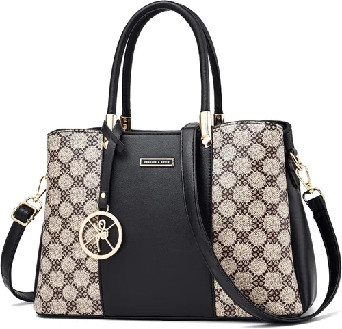 Miniatura 14 de KURGOOL Bolsos y bolsos de mano para mujer, bolso de hombro con asa superior, bolsa de mensajero para mujer