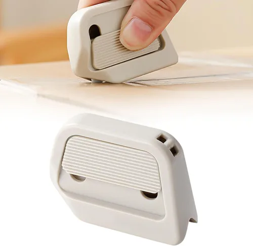 Miniatura 5 de Cortador de caja retráctil magnético, cuchillos de utilidad con auto-retracción mejorada con cuchillas de cerámica de ranura de ángulo recto