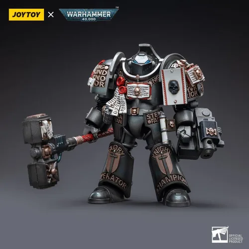 Miniatura 6 de JOYTOY Warhammer 40,000 figuras de acción 1/18 Grey Knights Terminators Caddon Vibova Collection Modelo Regalos de cumpleaños Pre-Order