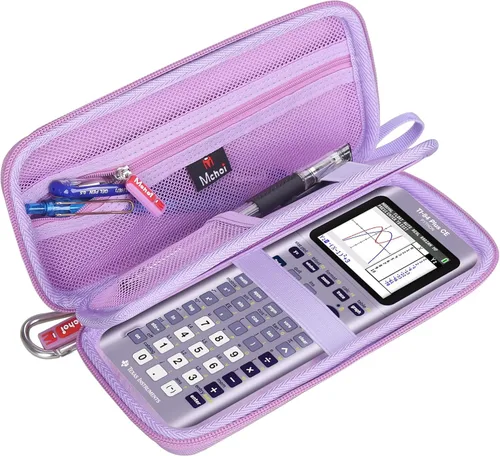 Miniatura 10 de Mchoi Funda rígida a juego con calculadora gráfica Texas Instruments TI-84 Plus CE/TI-83 Plus/TI-84 Plus CE/TI-83 Plus/Casio fx-9750GIII, bolsillo