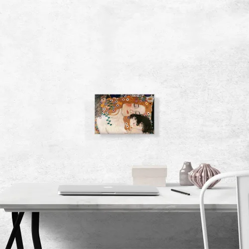 Miniatura 2 de ARTCANVAS Gustav Klimt - Lienzo decorativo de 1905 con diseño de The Three Ages of Woman (12 x 8 pulgadas)