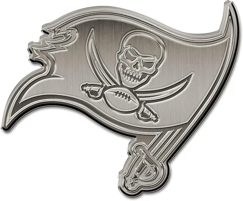 Miniatura 20 de Rico Industries NFL Football Standard Oval Antique Nickel Auto Emblem for Car/Truck/SUV