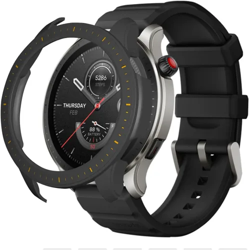 Miniatura 11 de Funda protectora para Amazfit GTR 4, a prueba de golpes, duradera, de policarbonato duro, accesorios para Amazfit GTR 4 Smartwatch (transparente)