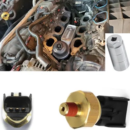 Miniatura 5 de 5149062AA Sensor de presión de aceite para Dodge, Jeep, Chrysler, Ram, Cherokee, Unidad de envío de aceite, Interruptor emisor del sensor de presión