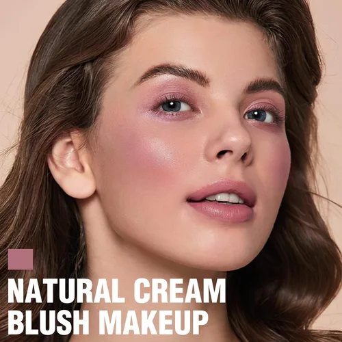 Miniatura 2 de FOCALLURE Maquillaje de Rubor en Crema, Barra de Rubor Destacable para Mejillas, Acabado Mate y Luminoso, Larga Duración, Aplicación Fácil, Barra