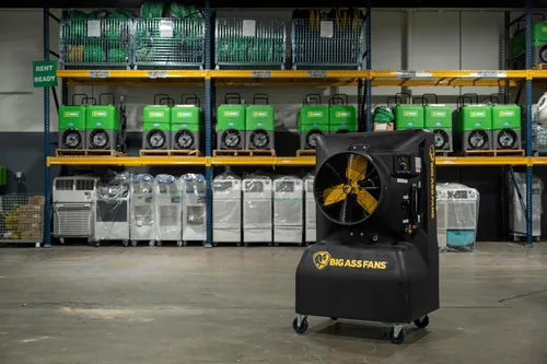 Miniatura 8 de Big Ass Fans - Cool-Space 350 - Enfriador evaporativo portátil para pantanos, uso en interiores y exteriores, capacidad de 16 galones, velocidad